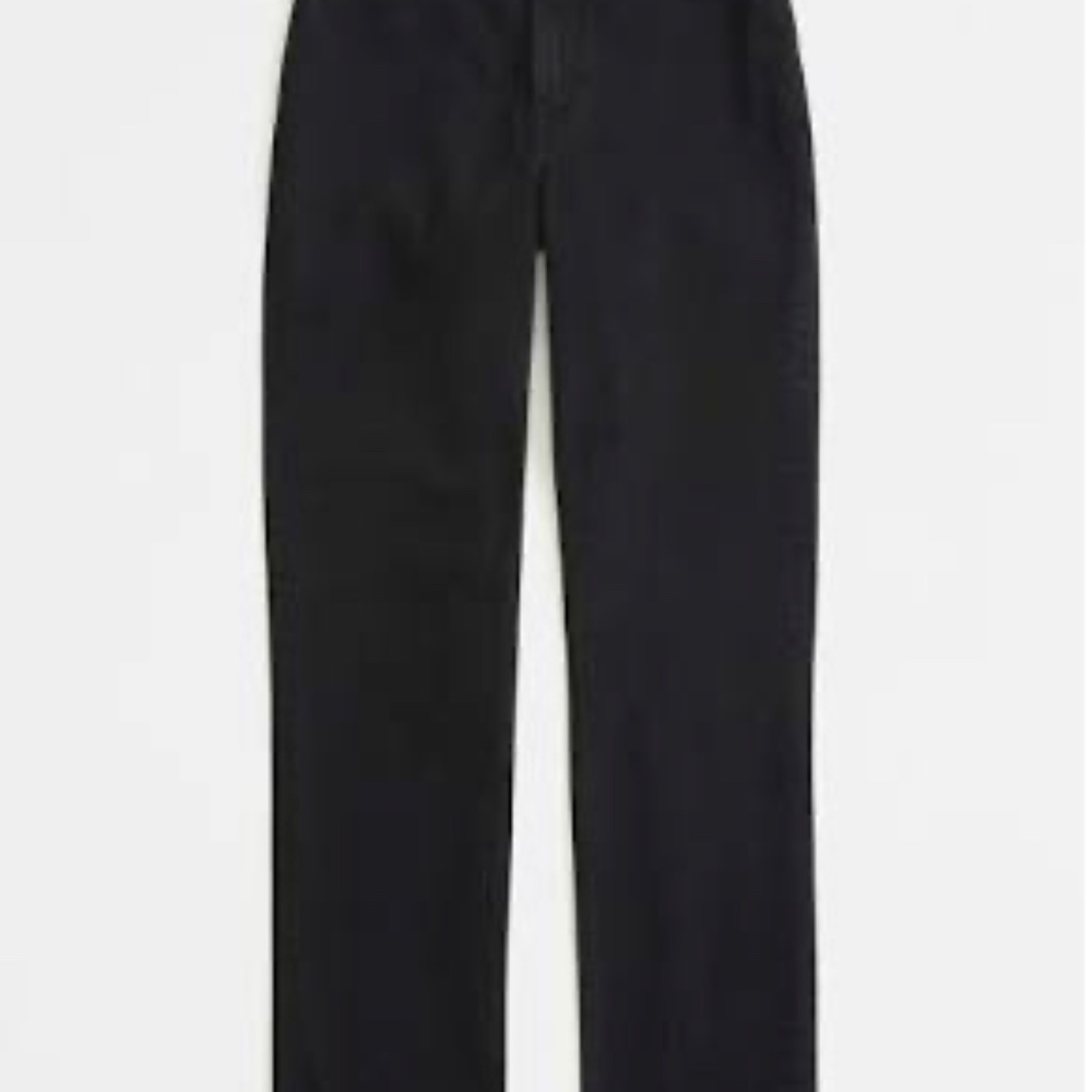 Abercrombie 90's Ultra High Rise Straight Jeans - Black - Size 27 - LIKE NEW